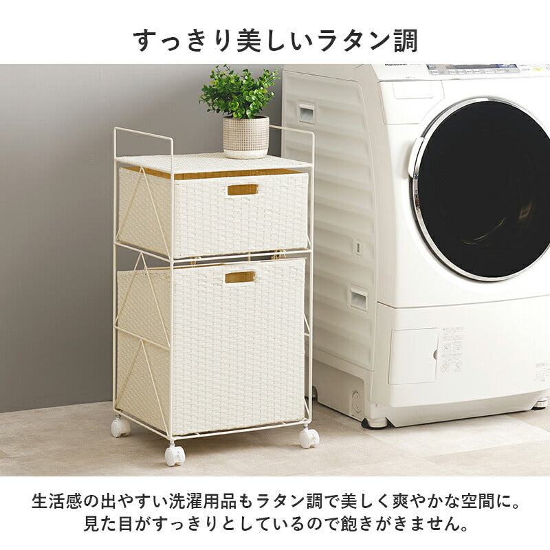 アウトレット【送料無料・新品】ラタン風★サニタリー★ランドリーチェスト【グレー】 楽天市場】洗面所 収納 ランドリー 収納 サニタリー収納