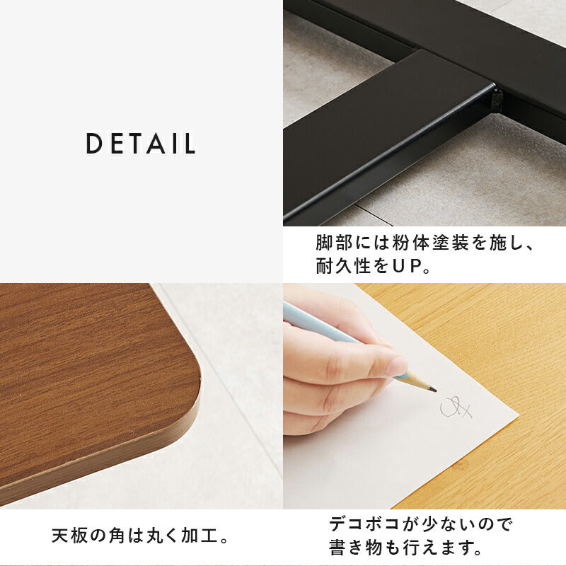 ガス圧式昇降サイドテーブル 無段階高さ調整 [幅80