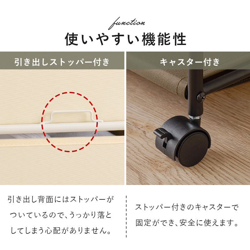 ハンガーラック 引出し5杯 S字フック付き [幅80] | おしゃれな家具