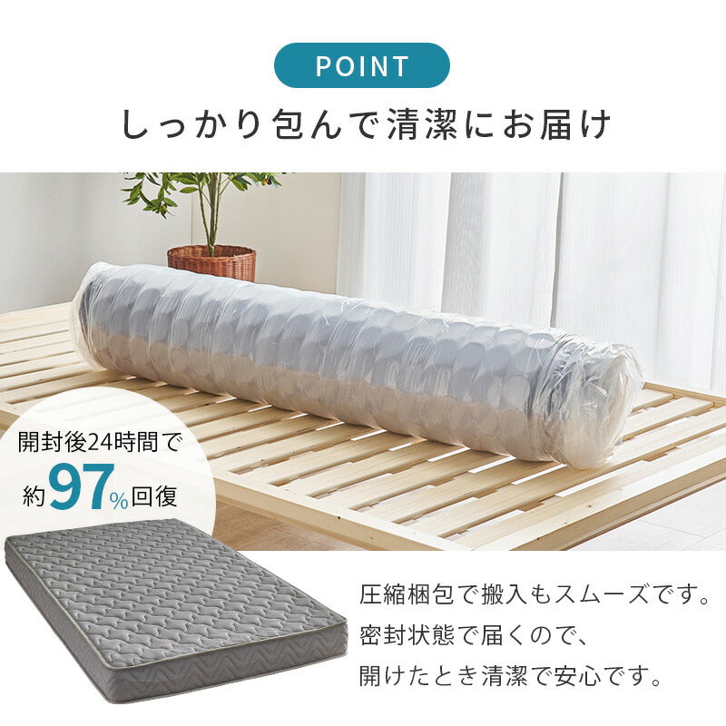 【新商品】[S/SD/D] 3Dメッシュ生地ポケットコイルマットレス Suu…