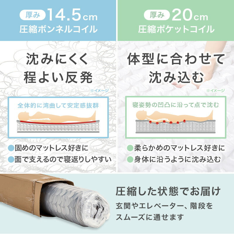 カントリー調すのこベッド 高さ調節3段階 宮棚コンセント付き [SSS/S