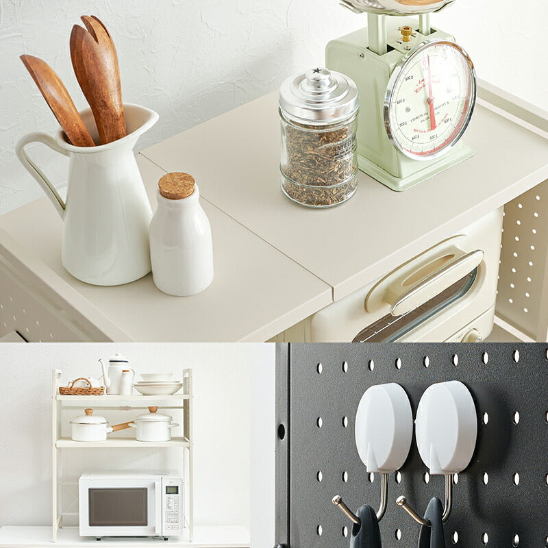 伸縮レンジ上ラック 2段 | おしゃれな家具・インテリア通販なら