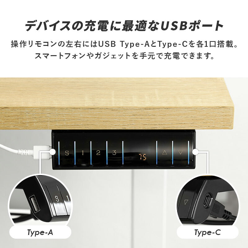 【新商品】[幅120] 電動昇降デスク RISE