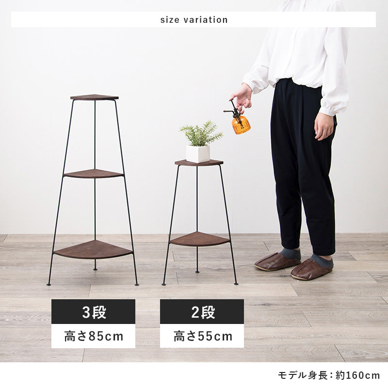 コーナーラック [2段/3段] 完成品 Eleven | おしゃれな家具