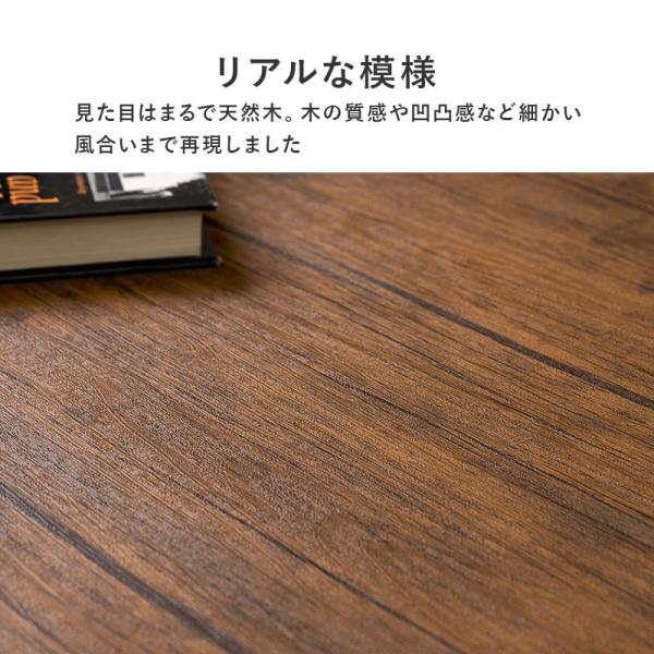 木目調折りたたみテーブル [幅90][四角脚] 棚付き LEG | テーブル