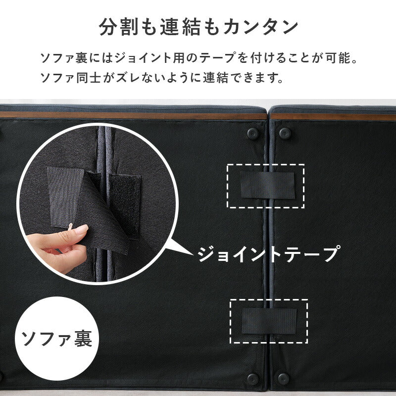 【新商品】[幅180] カバーが洗える 3人掛けソファ 脚付きタイプ Cocowa