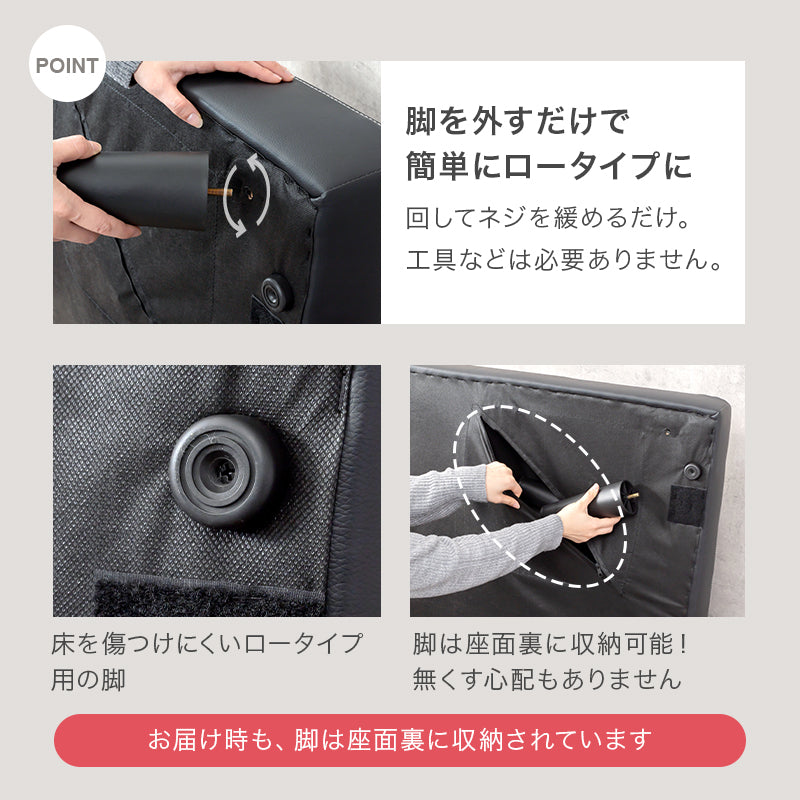 4wayライトグレー◆ベッドカウチ分割も出来るリクライニングマルチソファベッド 4wayライトグレー◇ベッドカウチ分割も出来るリクライニング