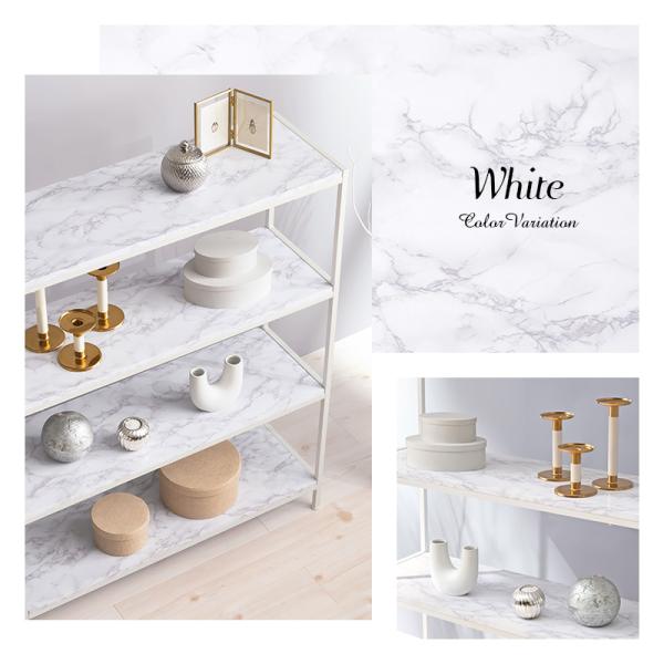 オープンラック 大理石調 [幅90] Marble | おしゃれな家具