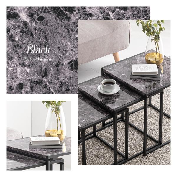 【新品】大理石調　ネストテーブル　大小セット　アウトレット 楽天市場】ネストテーブル 大理石調 丸型 （ 送料無料 2個セット