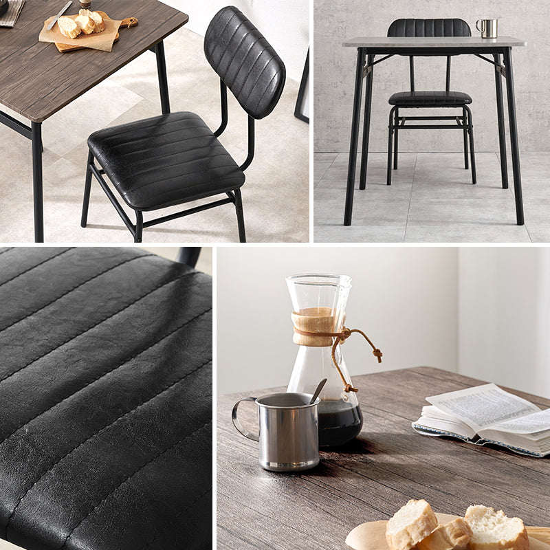 2人用ダイニングテーブルセット（テーブル+チェア2脚） [幅70