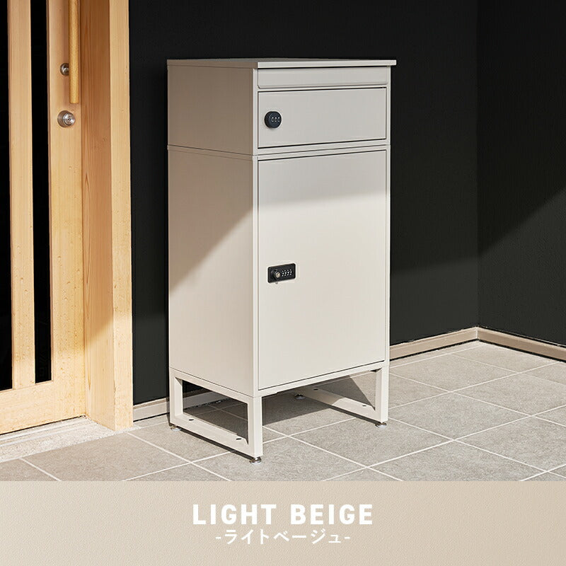 宅配ボックス ポスト一体型 ゼロリターンキー付き [幅45cm