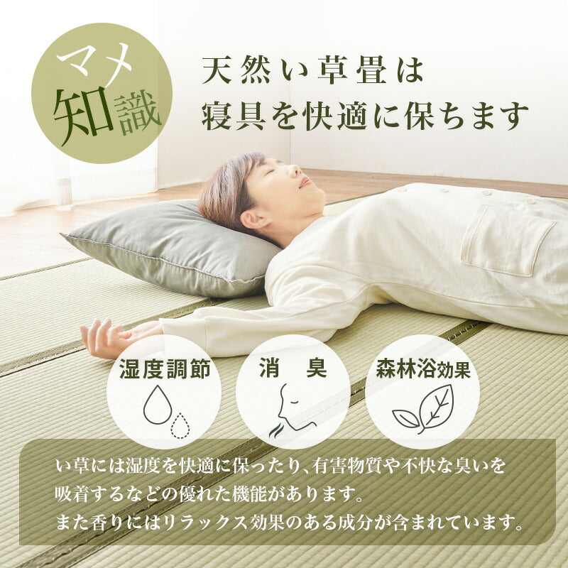 【新商品】[シングル] 3分で組立できるすのこベッド 畳マットレスセット コンセント付き NEJILESS