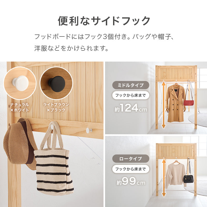 ロフトベッド ホワイト 高さ151cm コンセント付き サイドフレーム付き 楽天市場】【全商品に使える11%offクーポンあり!!】 ロフトベッド ロー