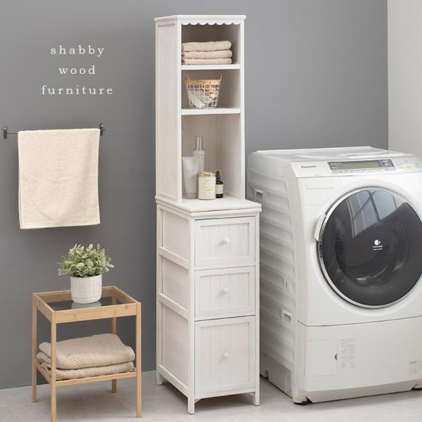 スリムチェスト ハイタイプ アンティーク調 [幅30] 完成品 sherbet