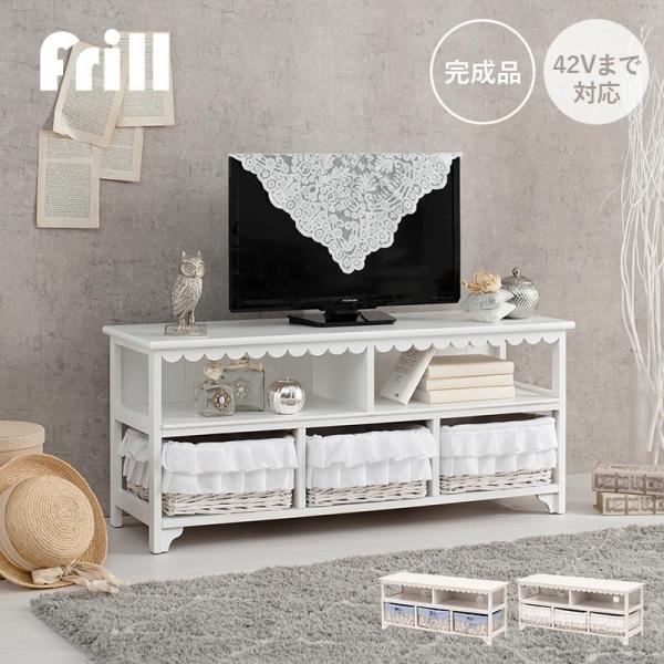 ゆりゆり♡　13日購入　ホワイトのロココ調テレビボード　テレビ台 ゆりゆり♡様専用 13日購入 ホワイトのロココ調テレビボード