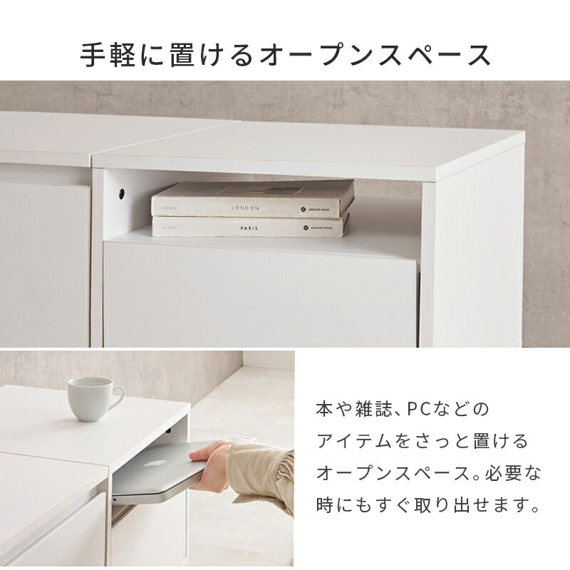 ドレッサーテーブル LEDライトつき ミラー角度調節可能 [幅80/95