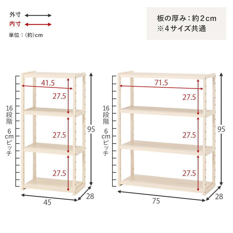 木製ラスタックシェルフ アンティーク調　収納棚　扉付き すっきりしたデザインで使いやすいアンティーク調のオープンラック