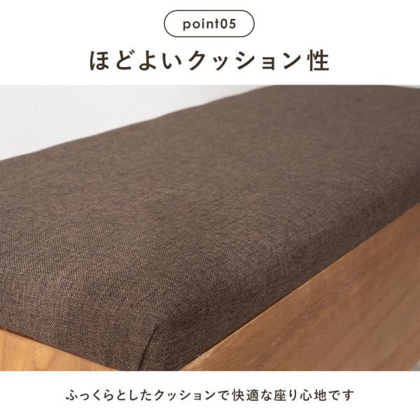 収納が可能な玄関ベンチ 幅70cm(ベンチ 収納 スリッパラック 玄関収納 玄関家具 シンプル おしゃれ コンパクト 完成品 天然木 木製 収納付き サポートチェア いす 子供 介護 スツール シューズラック リビング 廊下 ブラウン)