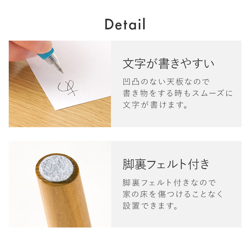 【新サイズ登場】[幅60/80/100] 折りたたみ式デスク 完成品