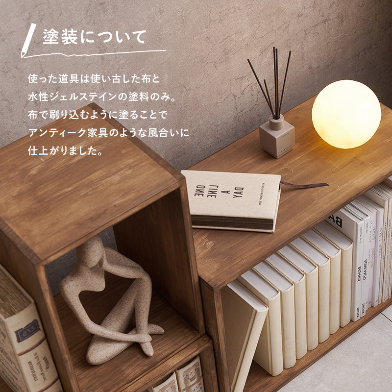 収納ボックス3個セット 天然木無塗装 完成品 pine