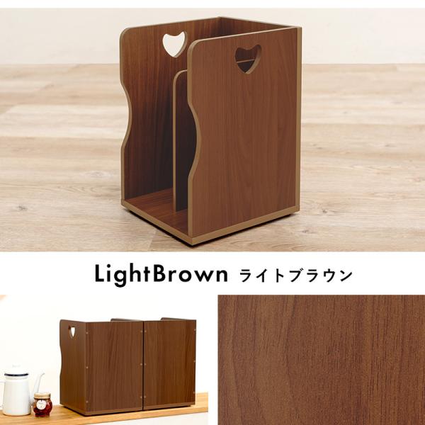 【新品・未使用】　4個セット　ブックスタンド　本棚　収納 ナチュラル　完成品 スタッキング ブックスタンド 完成品 [幅24.5] 4個セット