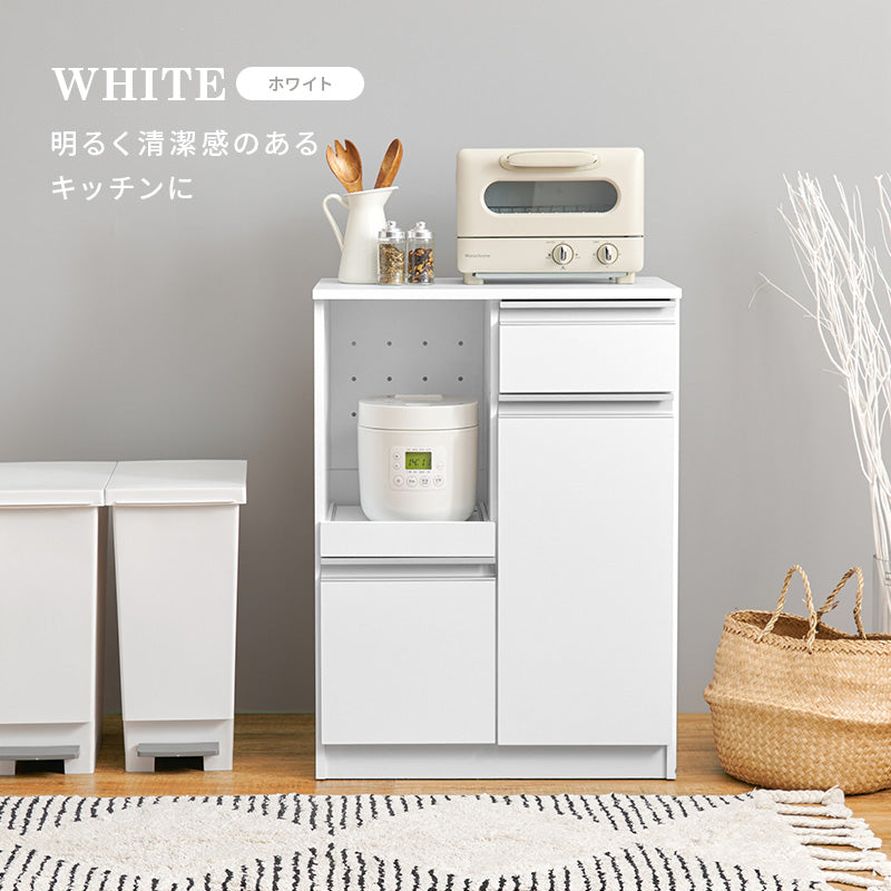 収納物を考えたキッチンカウンター ロータイプ 収納物を考えたキッチンカウンター ロータイプ（高さ85cm） 幅