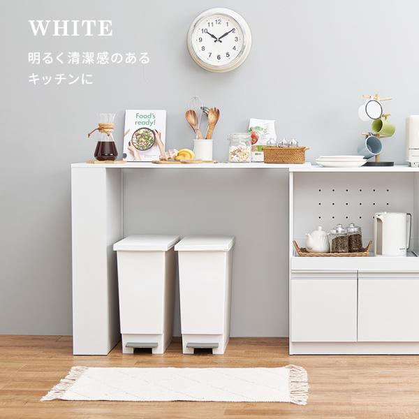 当店商品【Find】ファインド 専用 拡張テーブル 高さ84cm 幅104cm【ワイドタイプ】 (キッチン 収納 ラック 棚 キッチンカウンター 食器棚 シンプル キッチンラック スライド棚 スリム レンジ 炊飯器 省スペース)