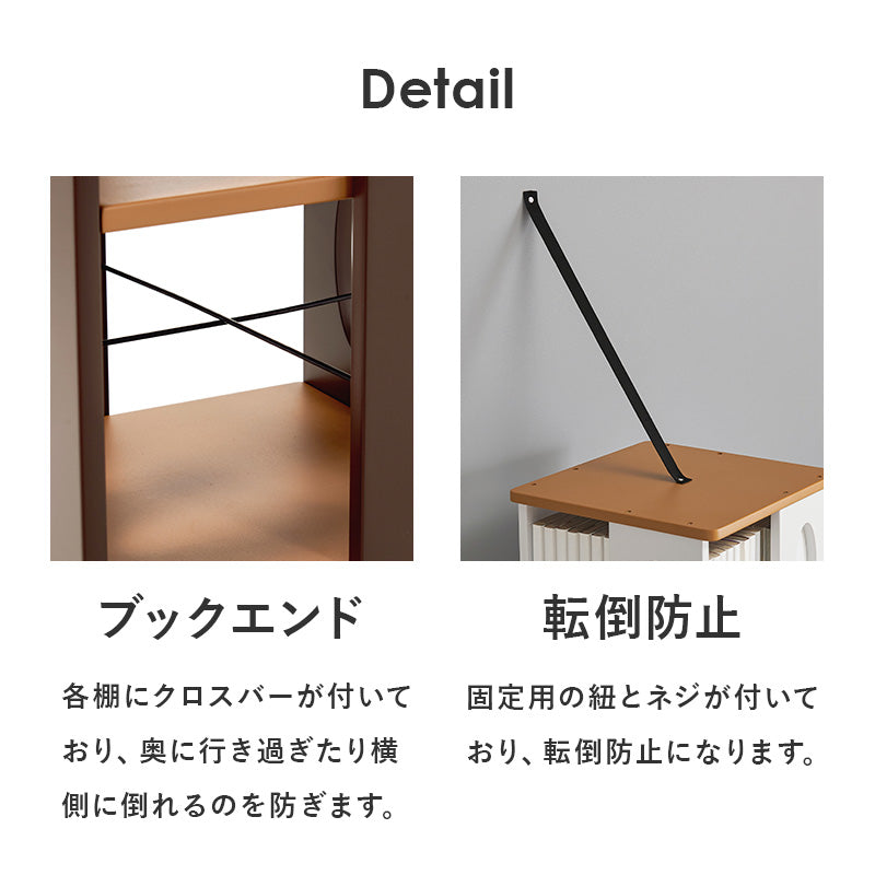 [幅46.5] 回転コミックラック 5段/7段 Pivot