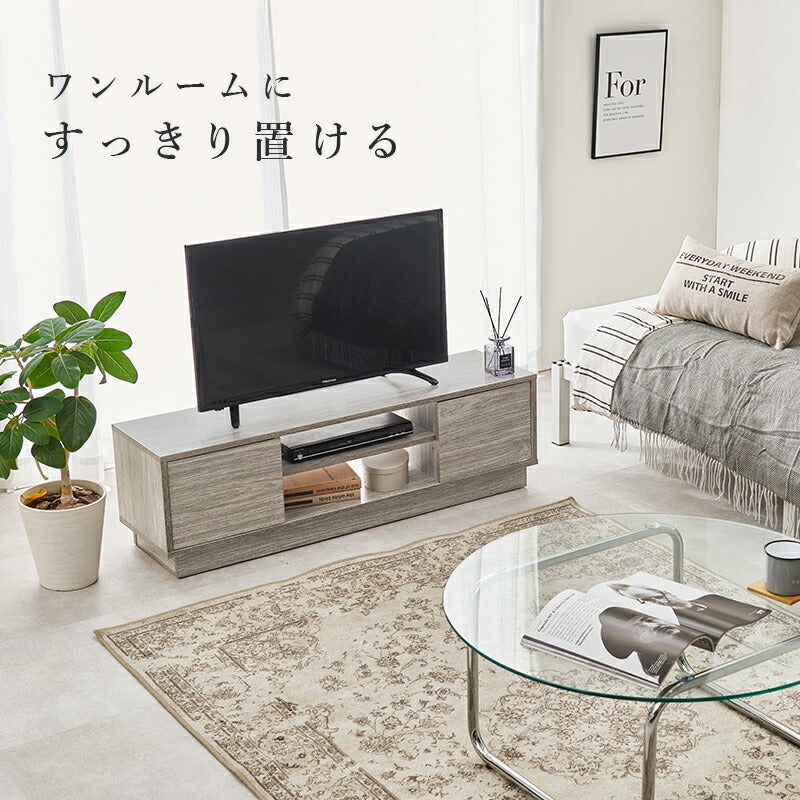 【新商品】[幅110] 扉収納付きテレビボード