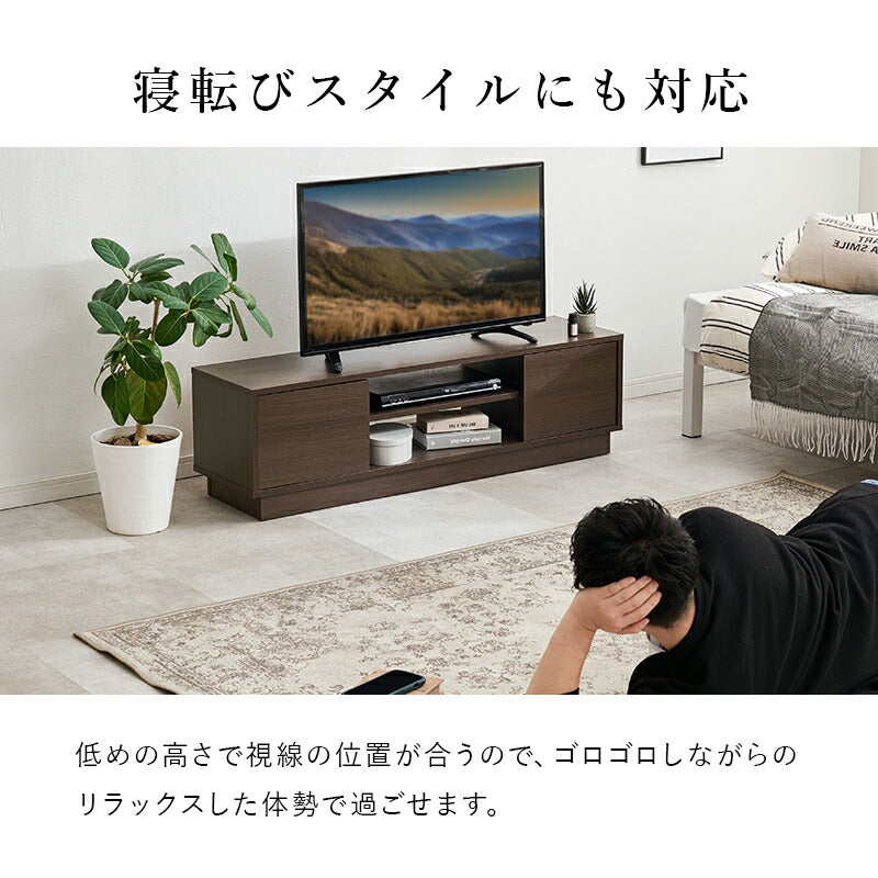 【新商品】[幅110] 扉収納付きテレビボード