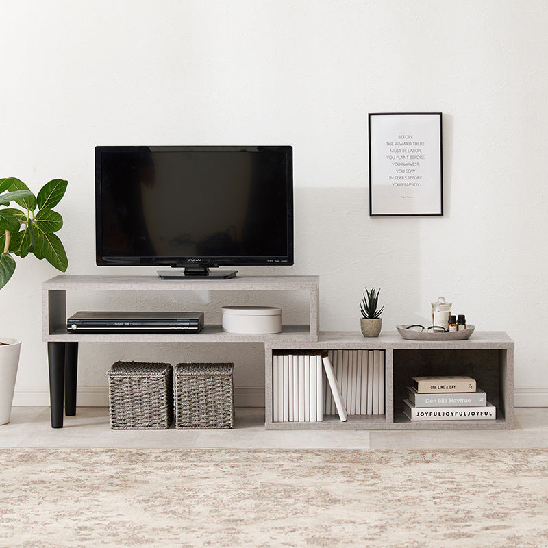 【新色登場】[幅75-135] 伸縮式テレビボード