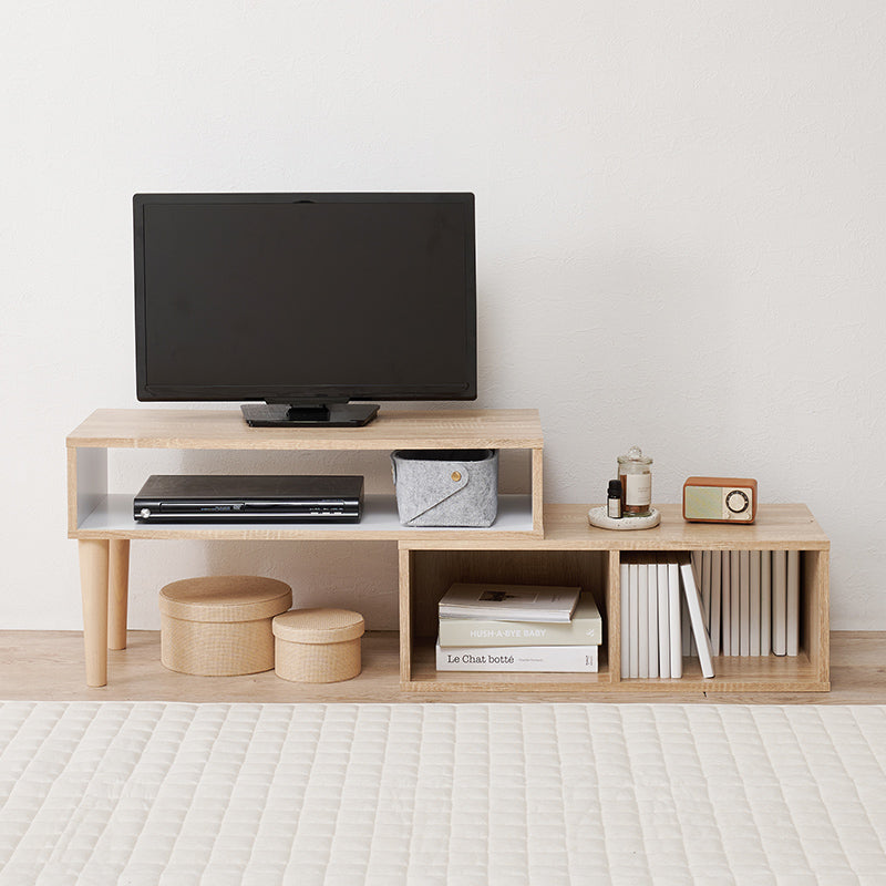 【新色登場】[幅75-135] 伸縮式テレビボード