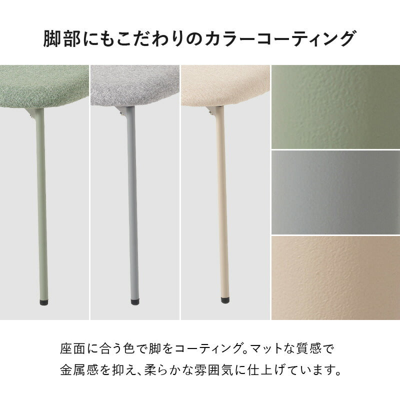 2人用ダイニングセット (カフェテーブル+チェア2脚) [直径60/70/80