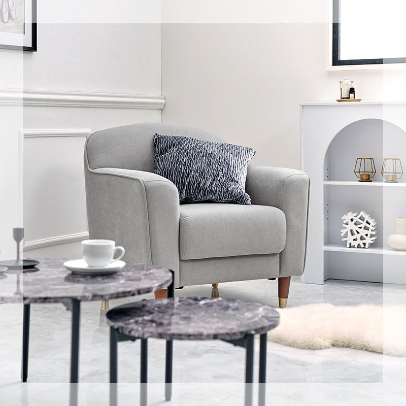 【新商品】[幅70] エレガントなソファ 1人掛け 脚取り外し可能 carina